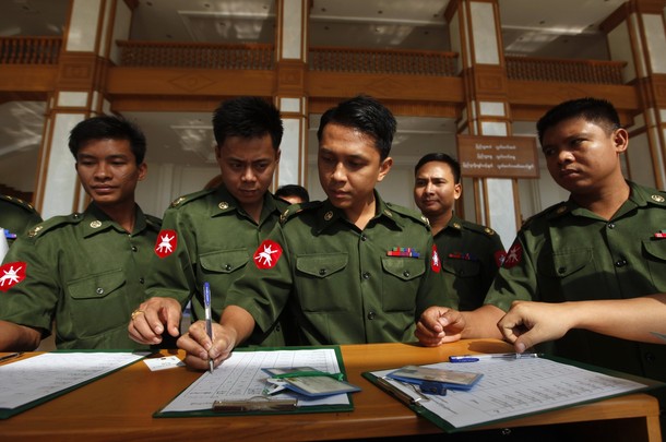 Can soldiers vote in Burma's elections without fear?