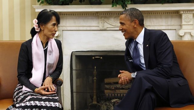 Suu Kyi accepts invitation to visit US