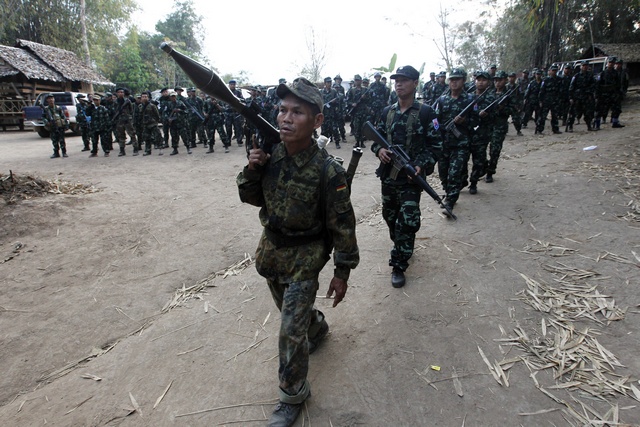 Karen, Mon armed groups clash in southern Burma