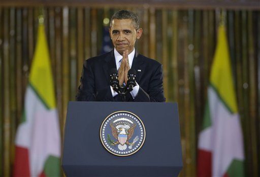 Obama calls for national reconciliation during Burma visit