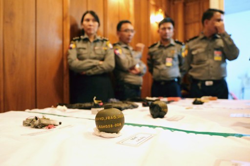 Bombings were an attempt to deter foreign investment, says Burma’s police chief