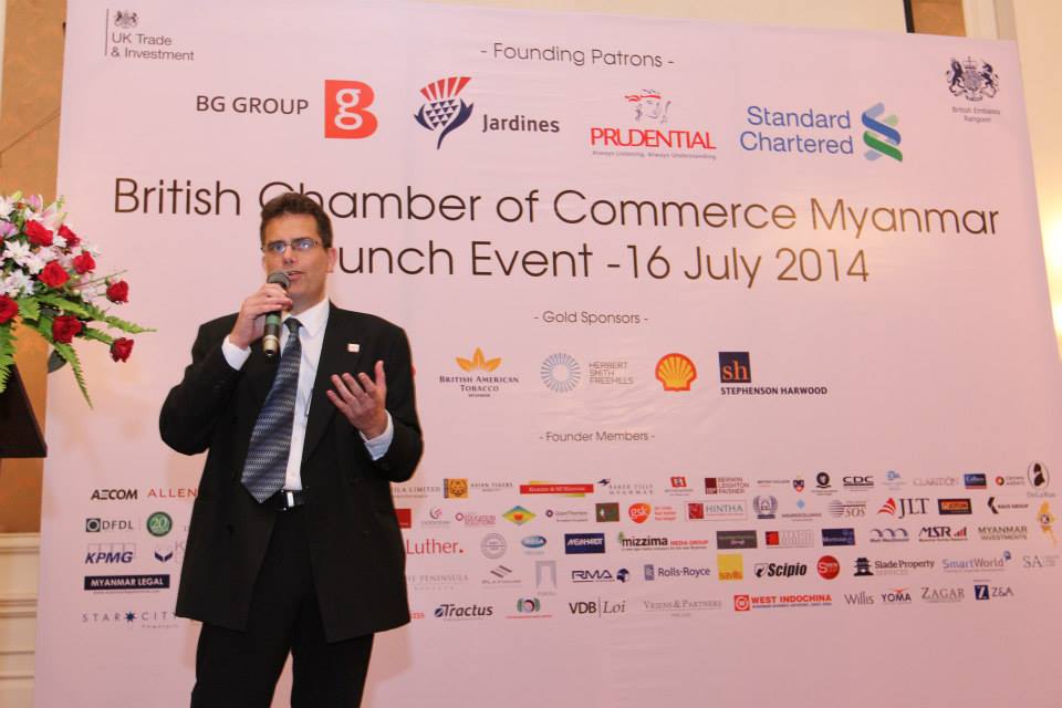 British Chamber of Commerce launched in Rangoon