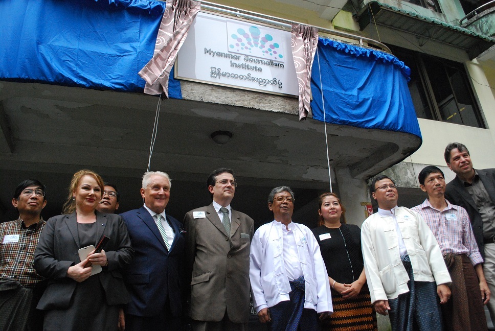 Europe-backed journalism school opens in Rangoon