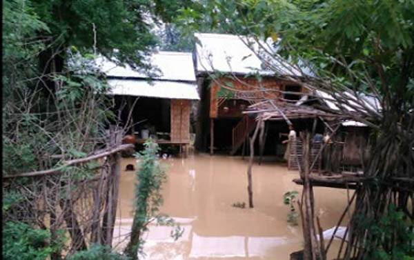 Magwe village inundated by flash flood