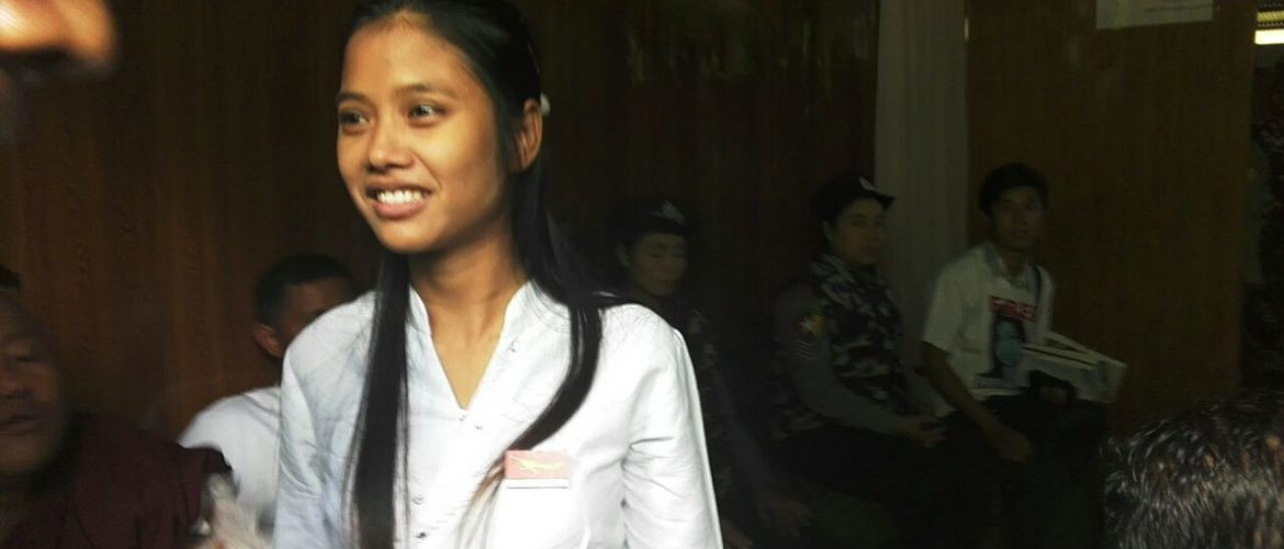 Latpadaung activist Phyu Hnin Htwe walks free