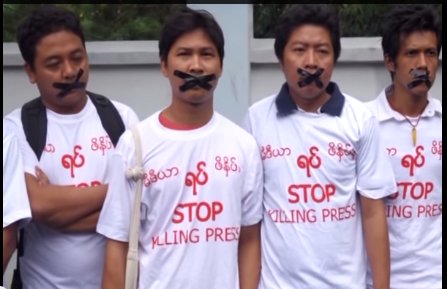 Burma listed in Top 10 for jailing journalists