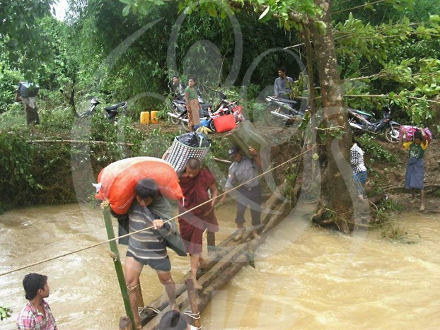 Arakan flood destroys 170 acres of agricultural land