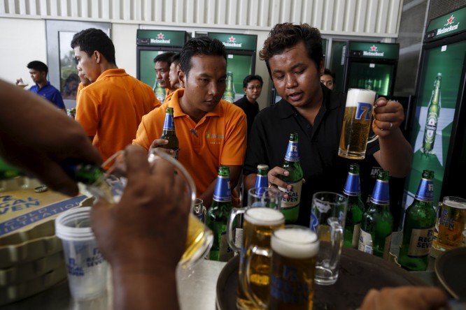Competition ferments between Burma's brewers