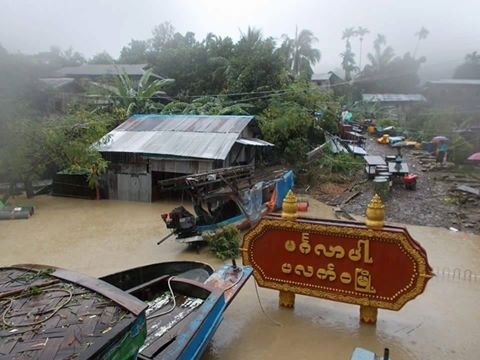Food shortages in Chin State following floods, landslides