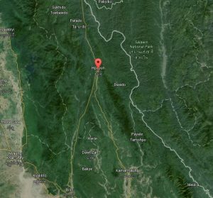 Hpapun, or Papun, is located in a remote part of northern Karen State. (Google map)