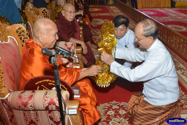 Ex-president Thein Sein to ordain as monk: report