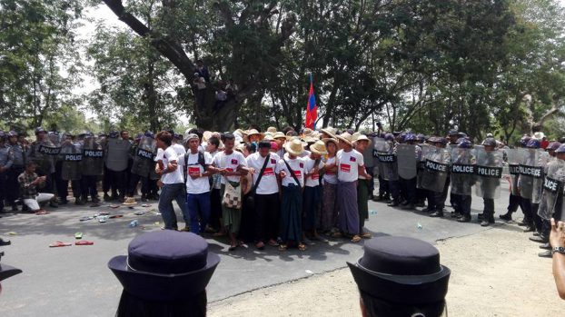 Sagaing workers' march ends in arrests
