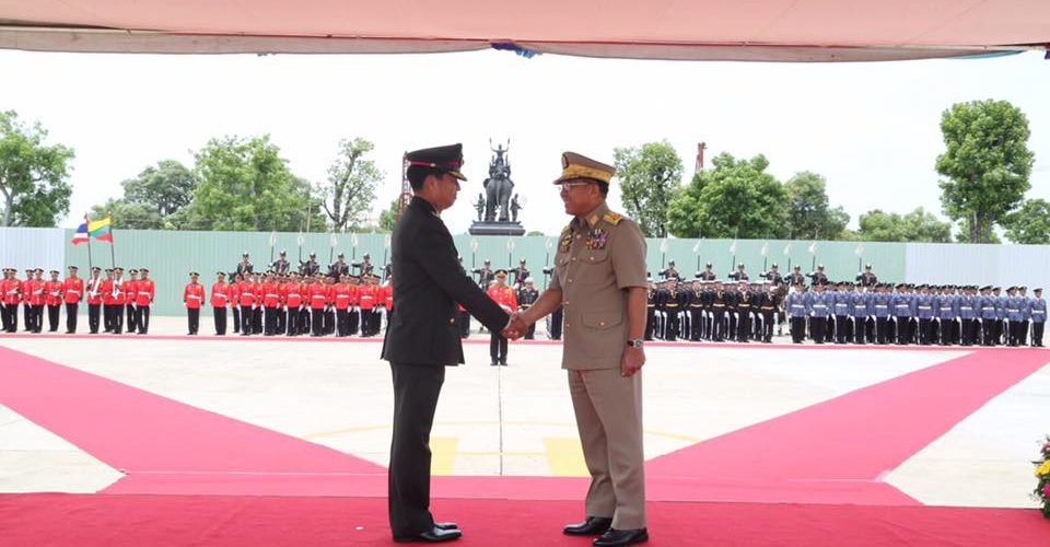 Burma Army chief kicks off visit to Thailand