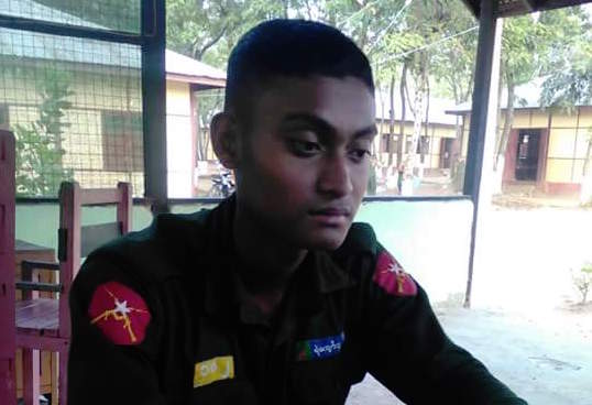 Child soldier in Arakan State returned to his family