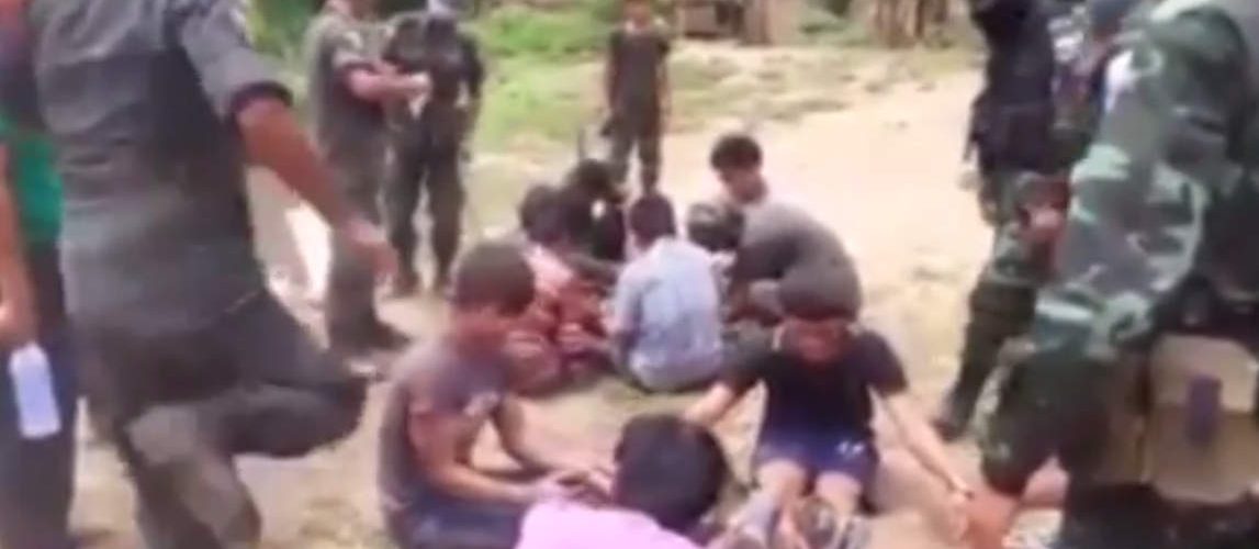 KNU responds to video showing soldiers abusing 'hooligans'
