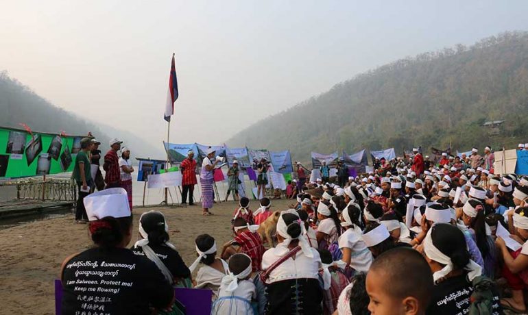 Karen clashes linked to controversial dam project, say activists