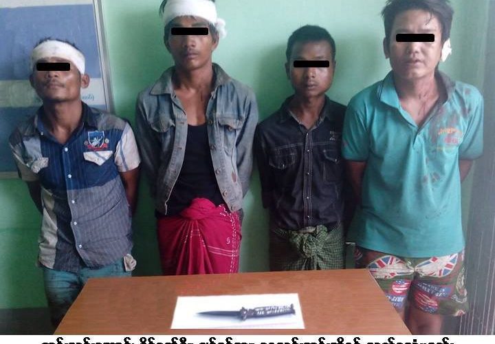 4 suspected cop killers caught in Rangoon