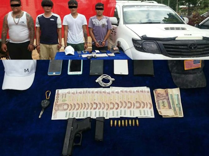 4 youths busted for brandishing gun at police in Lashio