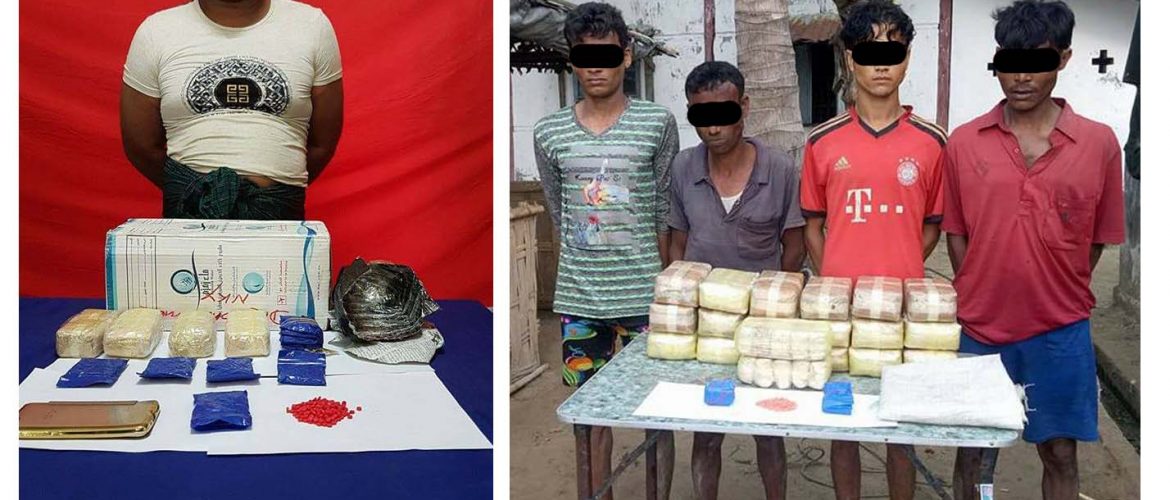 Navy arrests on Naf River mark another drug bust in Maungdaw