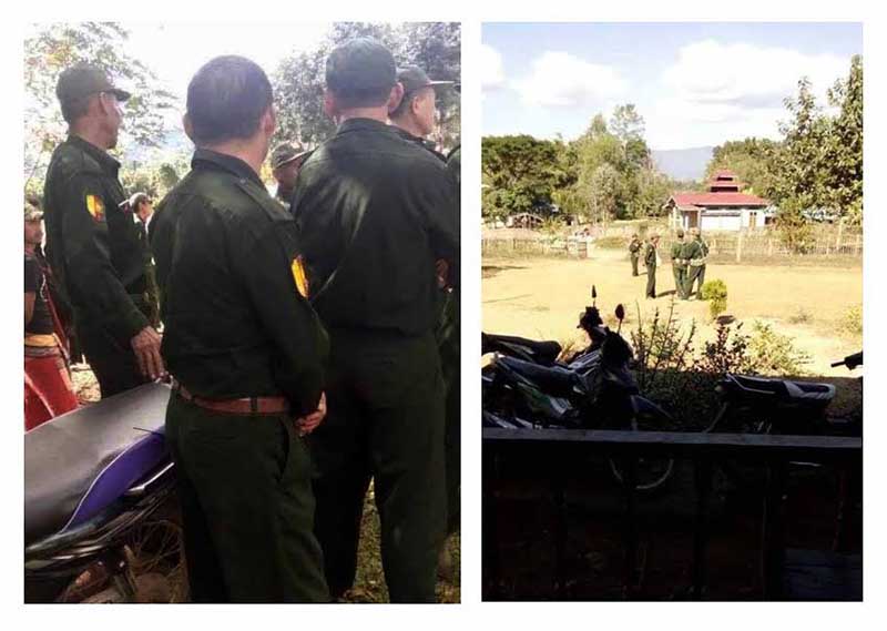 Manpang People’s Militia conscripting youths in Shan State