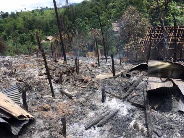 More than 60 homes lost in Karenni refugee camp fire