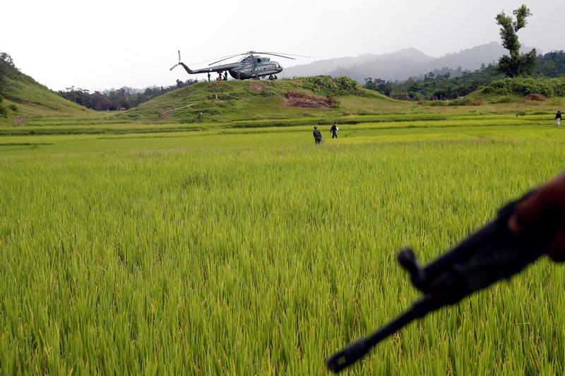 Military calls in helicopter gunships following clashes: Arakan Army
