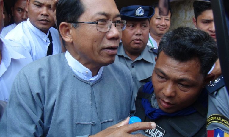 Lawyer for Aye Maung says three charges for ‘one act’ is excessive