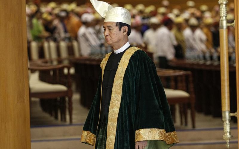 Win Myint elected president of Burma as uncertainty reigns