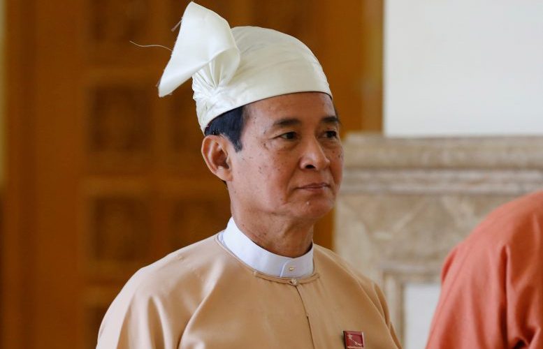 President Win Myint sworn in, pledging to ‘strive for the change citizens want to see’