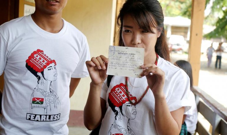 Anti-war protesters call on Suu Kyi to act against ‘violent’ police