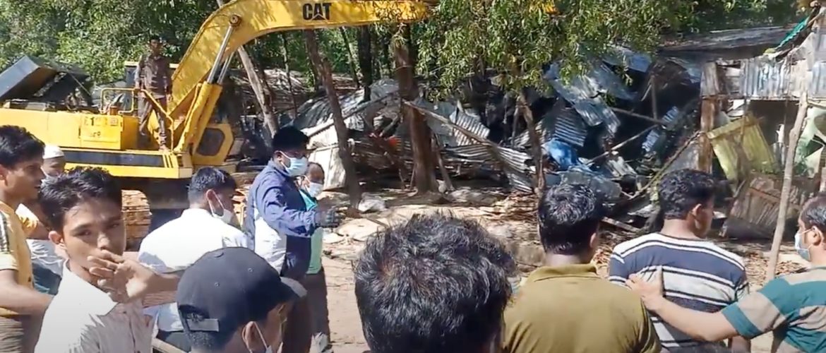 Eight hundred Rohingya shops destroyed by Bangladeshi government