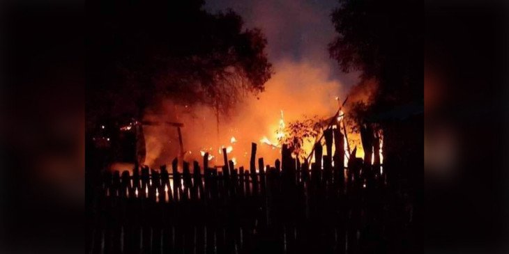 Burma Army burns its way through Magway’s Pauk township
