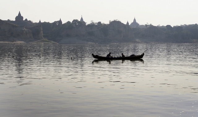 Village near Bagan evacuated as Irrawaddy floods