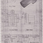 Blueprint for supersonic nozzle