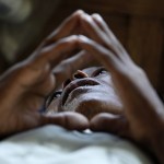 A patient rests in a HIV/AIDS hospice founded by a member of Aung San Suu Kyi’s National League for Democracy party in Yangon