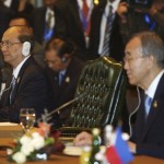 Myanmar’s President Sein and UN Secretary General Ban attend ASEAN-UN Summit in Nusa Dua, Bali