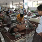 A patient from Burma receives treatment at the Mae Tao clinic in northwest Thai town of Mae Sot (Reuters)
