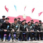 Shan State Army-North officials sit alongside leaders of the Shan State Army south in the latter headquarters of Loi Taileng (Joseph Allchin)