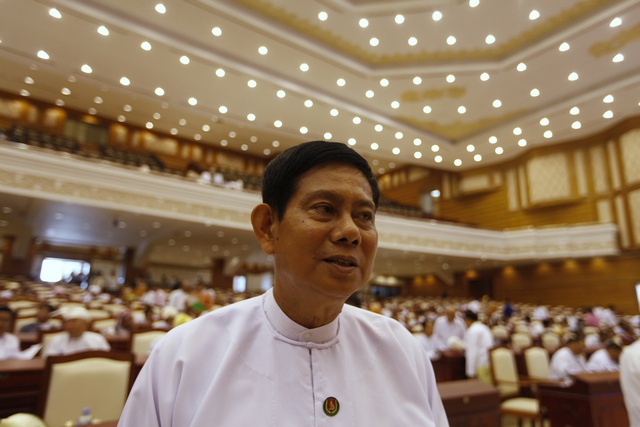 Htay Oo replaces Shwe Mann