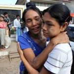 Prisoners released from Insein prison on Wednesday 15 Nov.