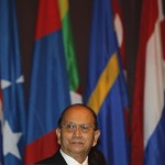 Myanmar’s President Sein attends the opening ceremony of the 69th Commission Session of the Economic and Social Commission for Asia and the Pacific at the United Nations building in Bangkok