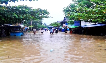 Thousands hit by flooding in Arakan state
