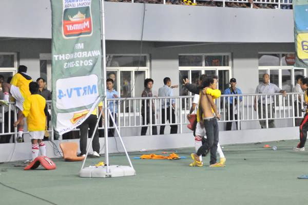 Football officials issue stiff punishments to players, coaches following Naypyidaw melee 