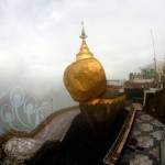 In the morning mist, Kyaiktiyo Pagoda looks spectacular