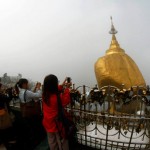 The long walk is worth it for a snap of the Golden Rock