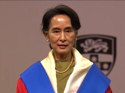 Constitution written to prevent me from being president, says Suu Kyi