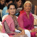 Aung San Suu Kyi, Christine Lagarde