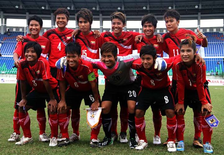 Ready for battle – Burma women’s football team