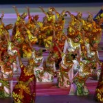Dancers perform during the opening ceremony of the 27th SEA Games in Naypyitaw