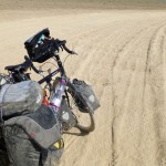 Bike on sand